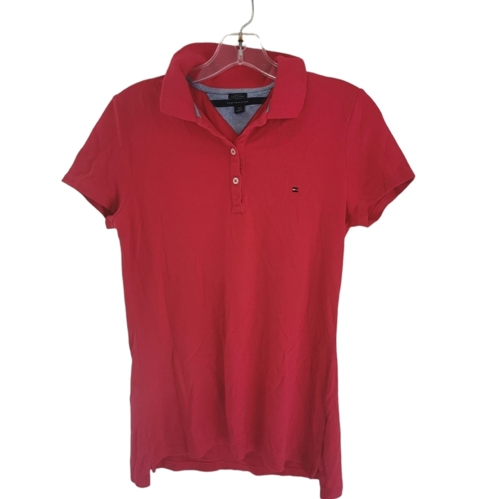 𝅺TOMMY Hilfiger classic fit pink shirt